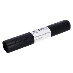 Afvalzak Cleaninq 70x110cm HDPE T25 120L zwart rol