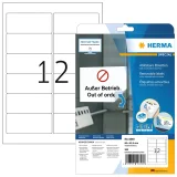 Etiket HERMA 4348 96x42.3mm wit 300 stuks