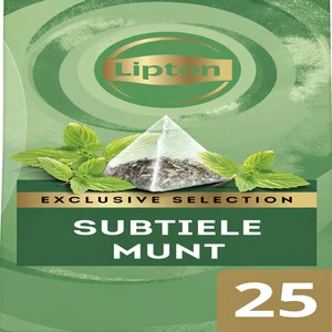 Thee Lipton Exclusive subtiele munt 25x2gr