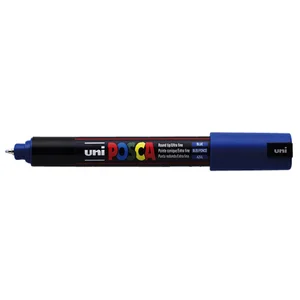 Paintmarker Uni POSCA PC1MR extra fijn donkerblauw