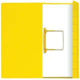 Clipmap Secolor A4 100% gerecycled karton 250gr geel verpakt per 10 stuks