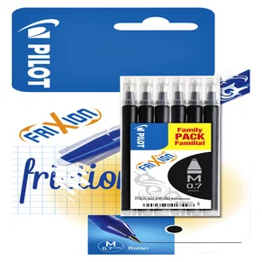 Rollerpenvulling Pilot friXion medium zwart set à