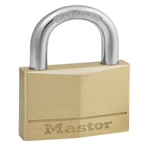 Hangslot MasterLock messing 40mm