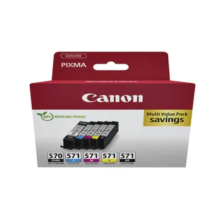 Inktcartridge Canon PGI-570 + CLI-571 2x zwart + 3