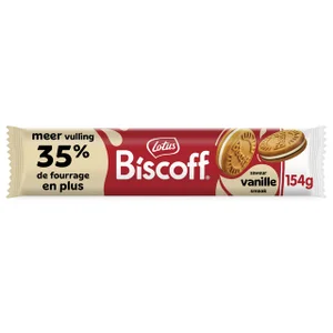 Koekjes Lotus Biscoff speculoos sandwich vanille 1