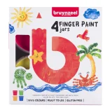 Vingerverf Bruynzeel Kids assorti 4 potjes