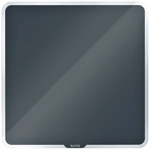 Glasbord Leitz Cosy magnetisch 450x450mm grijs