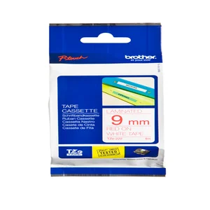 Labeltape Brother P-touch TZe-222 standaard 9mm ro