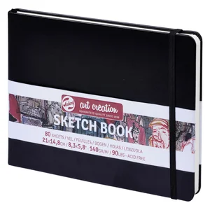 Schetsboek Talens Art Creation zwart 21x15cm 140gr