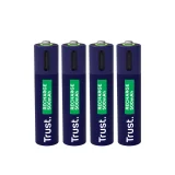 Batterij Trust USB-C oplaadbaar AAA 4 stuks