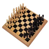 Schaakspel Longfield Games hout 30x30cm