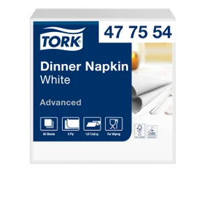 Dinerservet Tork Advanced 1/8 vouw 2-laags 395x390