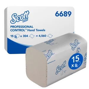Handdoek Scott Control i-vouw 1-laags 200x210mm 15