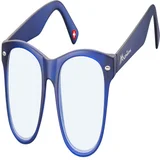 Leesbril Montana +2.00 dtp blue light filter blauw