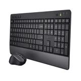 Toetsenbord Trezo Eco Comfort + muis QWERTY zwart