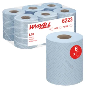 Poetspapier WypAll L10 GeneralClean 1-laags 430 ve
