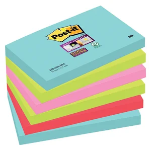 Memoblok Post-it 655 Super Sticky 76x127mm Cosmic