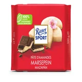 Chocolade Ritter Sport puur-marsepein 100gr