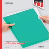 Insteekmap L-model Quantore A4 PP 0.12mm groen 25 stuks