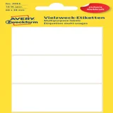 Etiket Avery 3084 66x38mm wit 18 stuks