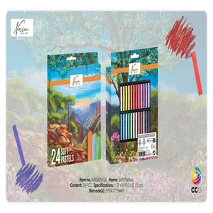 Pastelkrijt Nassau fine art zacht blister 24 stuks