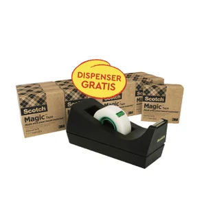 Plakband Scotch Magic 810 19mmx33m transparant 14