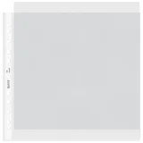 Showtas Leitz Premium standaard 11-gaats copy safe 0.085mm PP A4 transparant 100 stuks