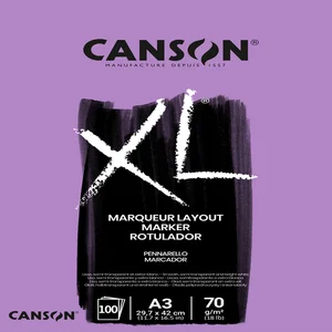 Markerpapier Canson XL Marker 100vel 70gr A3 extra