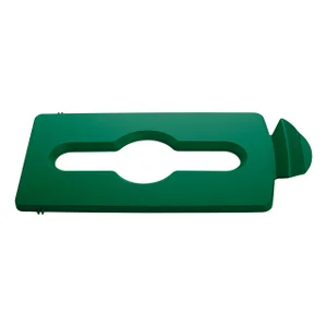 Deksel Rubbermaid Slim Jim Recyclestation inwerpop