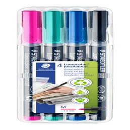 Viltstift Staedtler Lumocolor 317 permanent M set