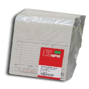 Kassablok Expres met carbon SI-40925 150x110mm 2x5
