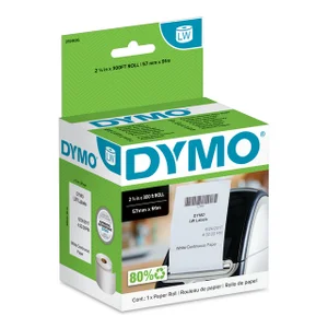 Papierrol Dymo LabelWriter doorlopend 57mmx91m 1 r