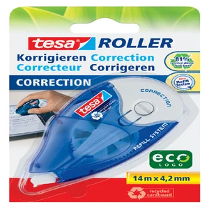 Correctietape tesa® ecoLogo® 4,2mmx14m navulbaar o
