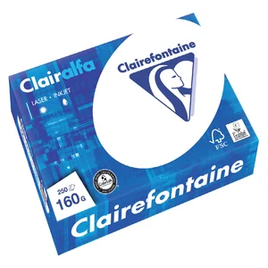 Kopieerpapier Clairefontaine Clairalfa A4 160gr wi