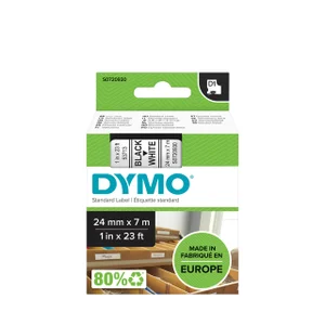 Labeltape Dymo LabelManager D1 polyester 24mm zwar