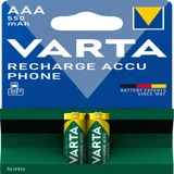 Batterij VARTA oplaadbaar Accu Phone 2x AAA 550mAh