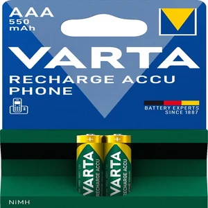 Batterij VARTA oplaadbaar Accu Phone 2x AAA 550mAh