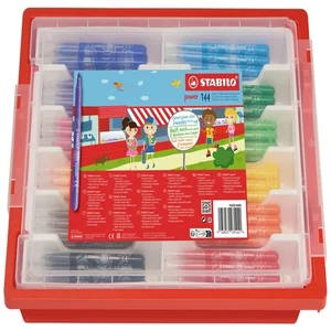 Viltstift STABILO power 280 XL assorti classpack à