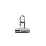 Papierklem MAUL Bulldog 50mm capaciteit 20mm zilver 10 stuks