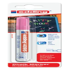 Krijtstift edding 4095 rond 2-3mm neon roze bliste