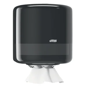 Poetspapierdispenser Tork M1 Elevation klein zwart