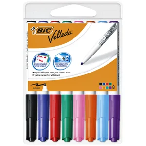 Whiteboardmarker Bic Velleda 1748 rond medium asso
