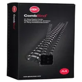Bindrug GBC 12mm 21rings A4 zwart 100 stuks
