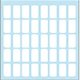 Etiket HERMA 3721 8x20mm wit 280 stuks