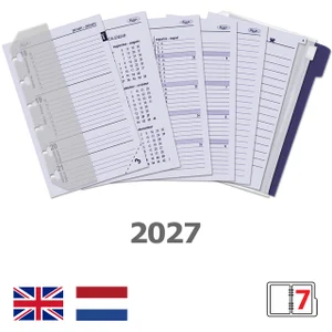 Agendavulling 2027 Kalpa Pocket jaardoos 7dagen/2p