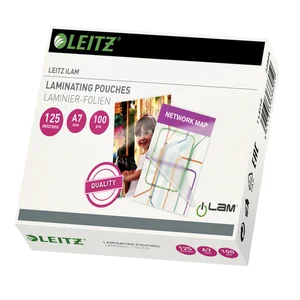 Lamineerhoes Leitz iLAM A7 2x125micron EVA 100 stu