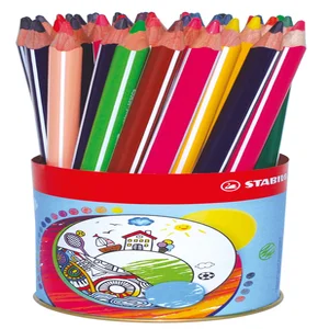 Kleurpotloden STABILO 203 Trio dik assorti classpa