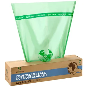 Afvalzak bio Mr.Green Mind 54x72cm 30 liter dispen