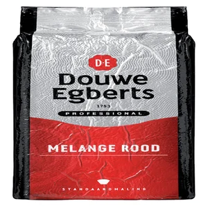 Koffie Douwe Egberts standaardmaling Melange Rood