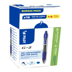 Gelschrijver PILOT BL-G2-7 medium blauw 16+4 grati